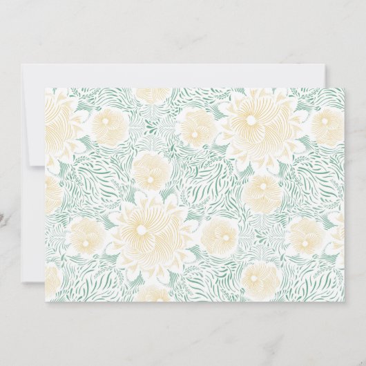 シックモダンボホフローラスウィート16誕生日写真 招待状 (裏面)