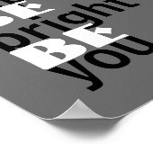 シックモダンポスターbe happy引用文 ポスター (角)