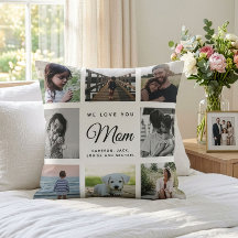 シックモダンマザーの日ママ家族フォトコラージュ