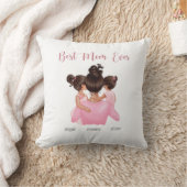 シックモダンマザーズデー記念パーソナライズされた日 クッション (ブランケット)