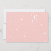 シックモダンミニマルなクリスマス誕生発表 セーブザデート (裏面)