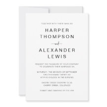 シックモダンミニマルタイポグラフィ結婚ズ