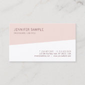 シックモダンミニマルデザインテンプレートトレンディー 名刺 (正面)