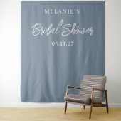 シックモダンミニマルブライダルシャワー背景 タペストリー (インサイチュ)