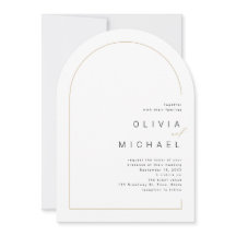 シックモダンミニマル写真結婚アーチ