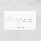 シックモダンミニマル美容師 名刺 (正面)