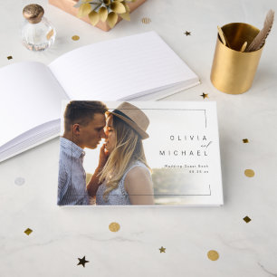 シックモダンミニマ結婚リスト写真集 ゲストブック