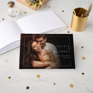 シックモダンミニマ結婚リスト写真集 ゲストブック