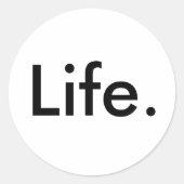 シックモダンライフ。 | ラウンドシール (正面)