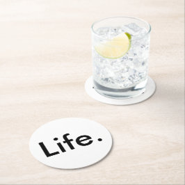 シックモダンライフ。 | ラウンドペーパーコースター