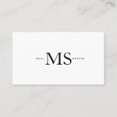 シックモダンラグジュアリープロフェッショナル 名刺 (正面)