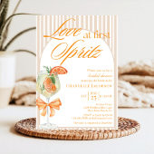 シックモダンラブアットファーストスピリッツブライダルシャワー 招待状