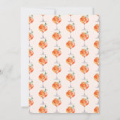 シックモダンラブアットファーストスピリッツブライダルシャワー 招待状 (裏面)