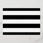 シックモダンルクスバレンタインデー実在パーティー 箔招待状 (裏面)