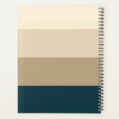 シックモダンレトロヴィンテージ2024週毎の月次 プランナー手帳 (裏面)