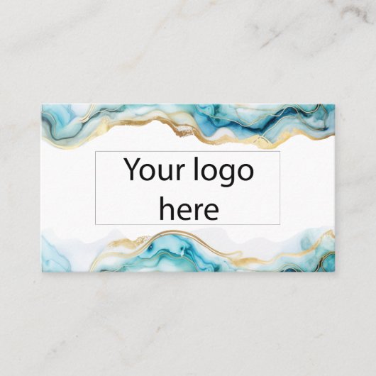 シックモダンロゴQRコードソーシャルメディアWebサイト 名刺 (正面)