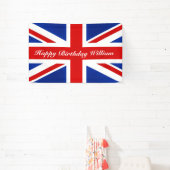 シックモダンロンドン英国連合ジャック国旗 横断幕 (インサイチュ)