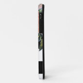 シックモダンワイドストライプバラと日付の保存 Case-Mate iPhoneケース (裏面/左)