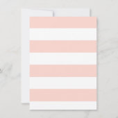 シックモダンワイドストライプバラw披露宴招待状 招待状 (裏面)