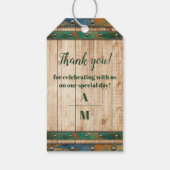 シックモダンヴィンヤードズ結婚ーズ ギフトタグ (裏面)