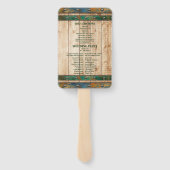 シックモダンヴィンヤードズ結婚ーズ ハンドファン (裏面)