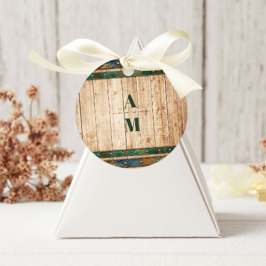 シックモダンヴィンヤードズ結婚ーズ ラウンドシール