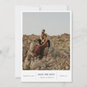 シックモダン写真 セーブザデート (正面)