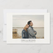 シックモダン写真 セーブザデート (裏面)