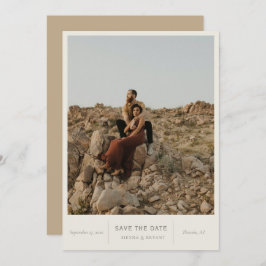 シックモダン写真 セーブザデート