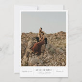 シックモダン写真 セーブザデート (正面)