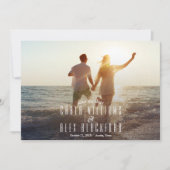 シックモダン写結婚真 セーブザデート (正面)