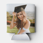 シックモダン卒業式赤面ピンクグラードパーティー 缶クーラー (裏面)