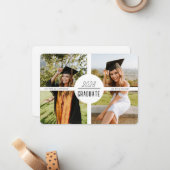 シックモダン大学院2枚の写真 ノートカード (正面/裏面インサイチュ)