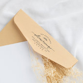 シックモダン手書き結婚差出人住所 セルフインキングスタンプ