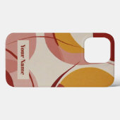 シックモダン抽象芸術サークルのカラーミンマリスト Case-Mate iPhoneケース (裏面 (横))