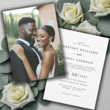 シックモダン新郎新婦フォトズ結婚ーズ