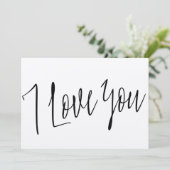 シックモダン書道スタイル「愛してる」 (スタンド正面)