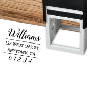 シックモダン書道台本差出人住所 セルフインキングスタンプ