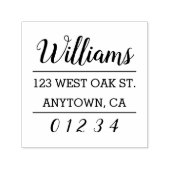 シックモダン書道台本差出人住所 セルフインキングスタンプ (デザイン)