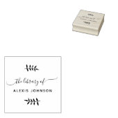 シックモダン植物図書室 ラバースタンプ (押印)