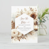 シックモダン素朴結婚ス セーブザデート (スタンド正面)