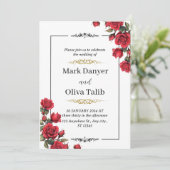 シックモダン結婚式招待状 招待状 (スタンド正面)