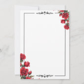 シックモダン結婚式招待状 招待状 (裏面)