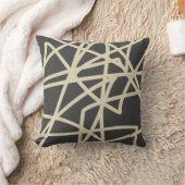 シックモダン装飾用クッションはっきりした抽象芸術パターン クッション (ブランケット)