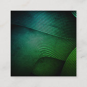 シックモダン誕生日 エンクロージャーカード (裏面)