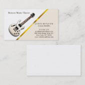 シックモダン音楽レッスン 名刺 (正面/裏面)