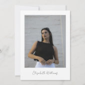 シックモダン30歳の誕生日パーティー 招待状 (裏面)