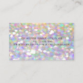 シックモダン《写真》ぼけ味ガール顔、メイクアップアーティスト 名刺 (裏面)