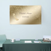 シックモダン，発光，ハイヒール 横断幕 (トレードショー)