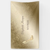 シックモダン，発光，ハイヒール 横断幕 (縦)